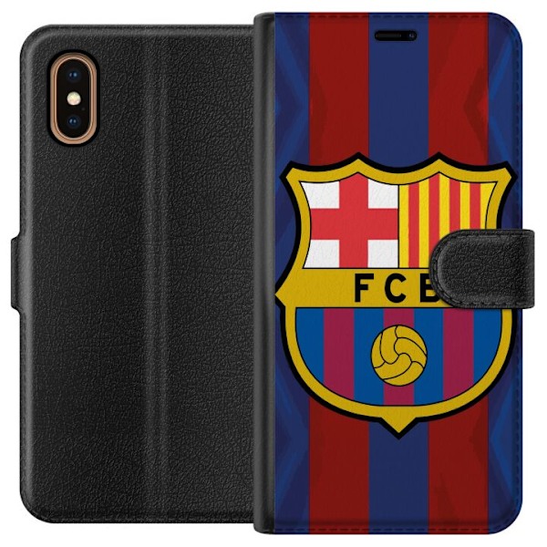 Apple iPhone XS Max Lommeboketui FCB Barcelona