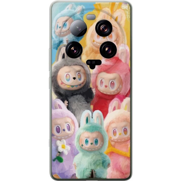 Xiaomi 13 Ultra Genomskinligt Skal Labubu Sketch Style – Handritat monster i tusch
