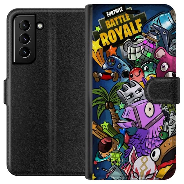 Kompatibelt Plånboksfodral till Samsung Galaxy S21+ 5G Minecraft
