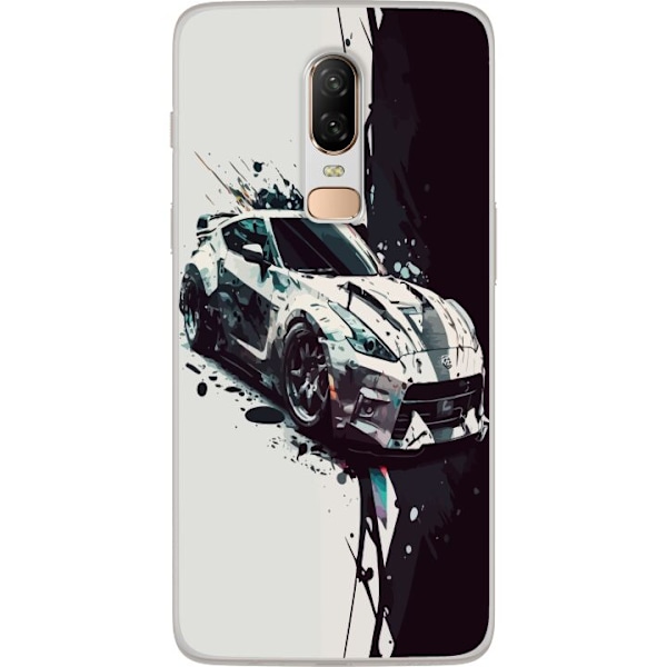 OnePlus 6 Gennemsigtig cover Sportbil