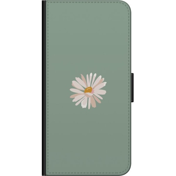 Samsung Galaxy Note20 Plånboksfodral Grön Minimalblomma –