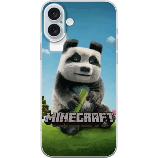 Apple iPhone 16 Plus Genomskinligt Skal A Minecraft Movie