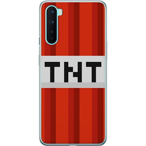 OnePlus Nord Läpinäkyvä kuori Minecraft TNT