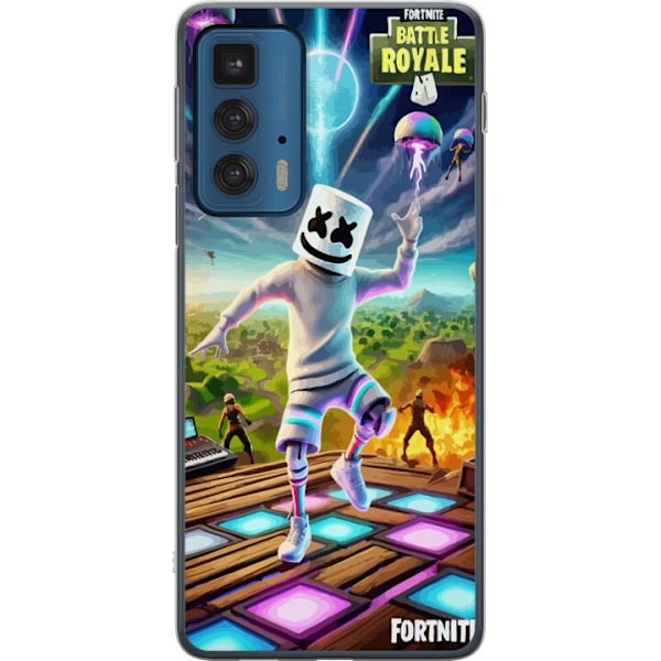 Motorola Edge 20 Pro Gennemsigtig cover Fortnite