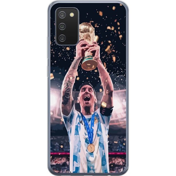 Samsung Galaxy A02s Läpinäkyvä kuori Messi