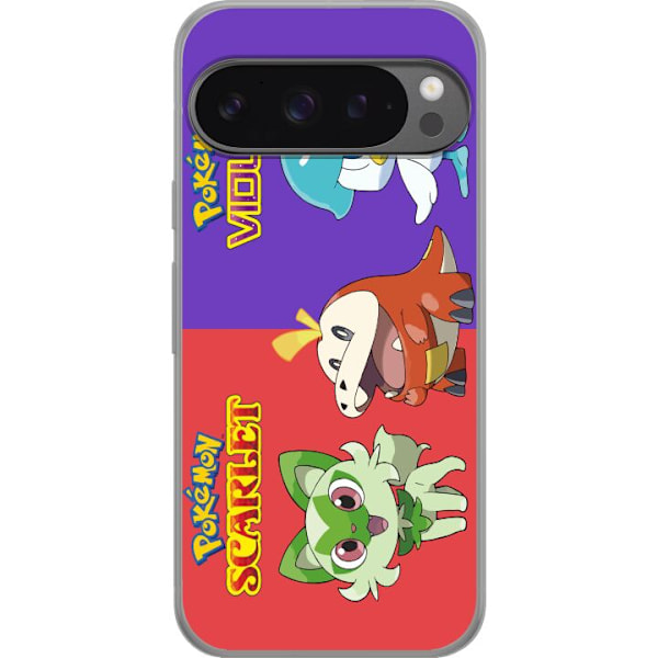 Google Pixel 9 Pro XL Gennemsigtig cover Pokémon: Scarlet And