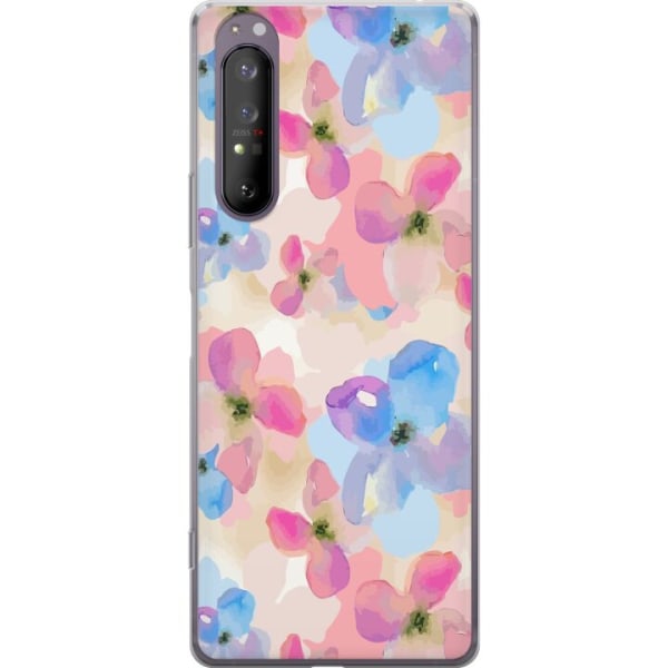 Sony Xperia 1 II Gennemsigtig cover Blomsterlykke