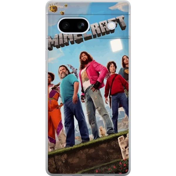 Google Pixel 7a Läpinäkyvä kuori A Minecraft Movie