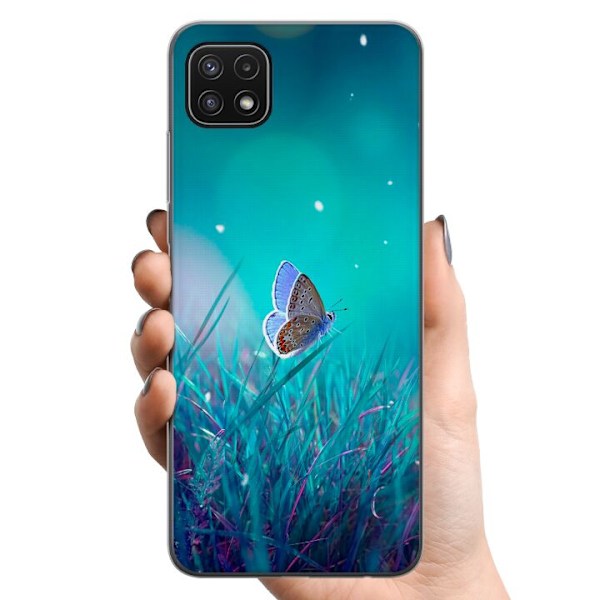 Samsung Galaxy A22 5G TPU Mobilskal Magical Butterfly