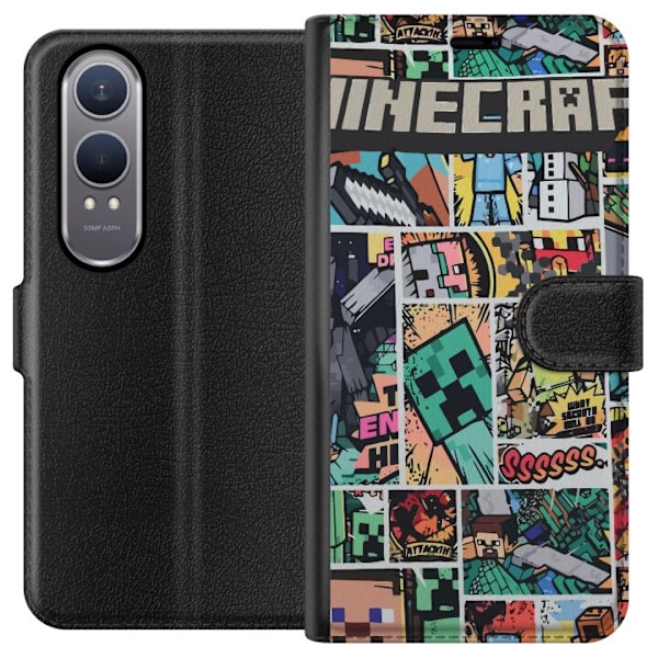 OnePlus Nord CE4 Lite Plånboksfodral Minecraft Art