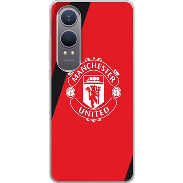 OnePlus Nord CE4 Lite Läpinäkyvä kuori Manchester United FC