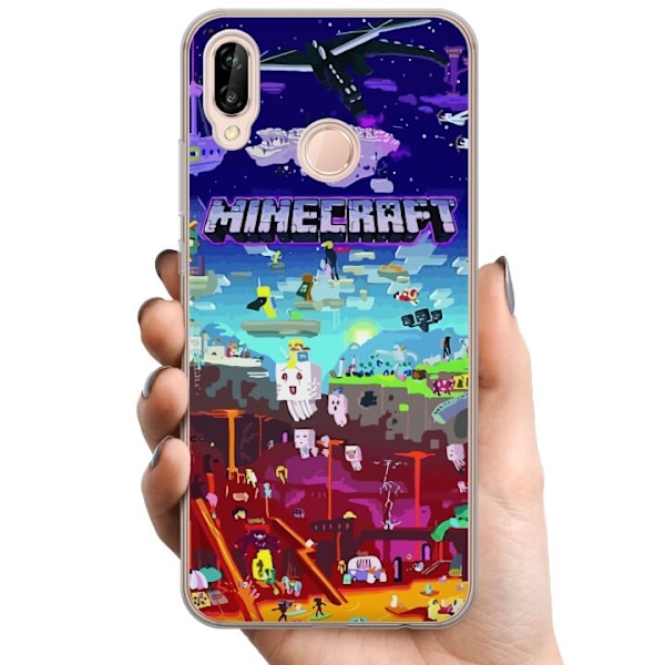 Huawei P20 lite TPU Matkapuhelimen kuori MineCraft