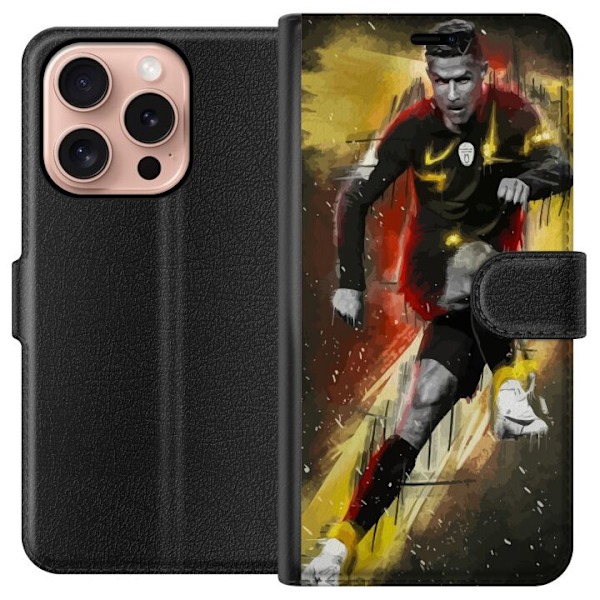 Apple iPhone 16 Pro Tegnebogsetui Cristiano Ronaldo