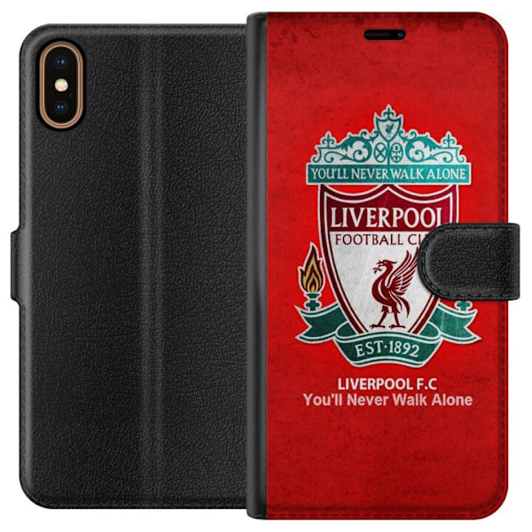 Apple iPhone X Tegnebogsetui Liverpool