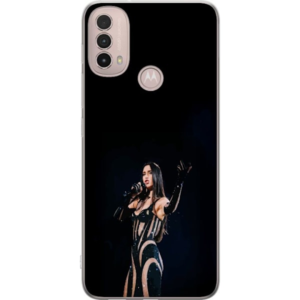 Motorola Moto E40 Gennemsigtig cover Dua Lipa – Pop Star Aes