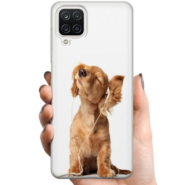 Samsung Galaxy A12 TPU Mobildeksel Hund