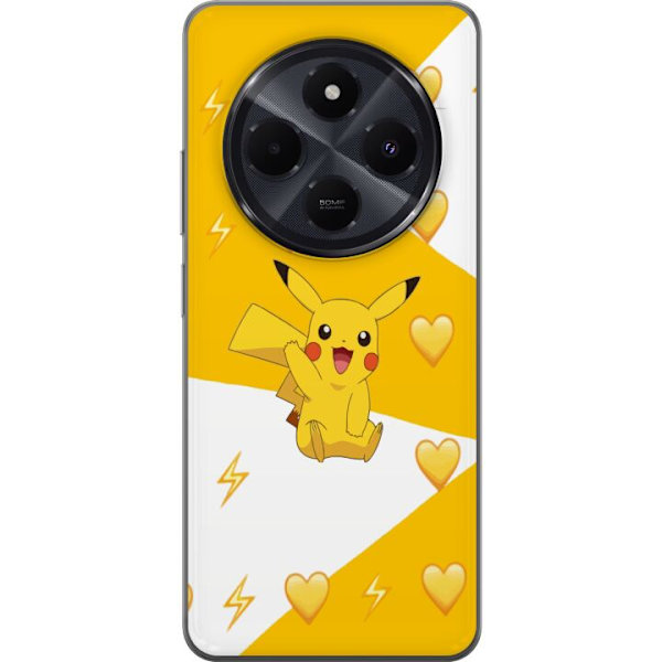 Xiaomi Redmi A4 Läpinäkyvä kuori Pikachu Pokémon Pelihahmo Peliaihe Suosittu Ikoni Sarjakuvasarja Pokémon GO Lasten Klassikko