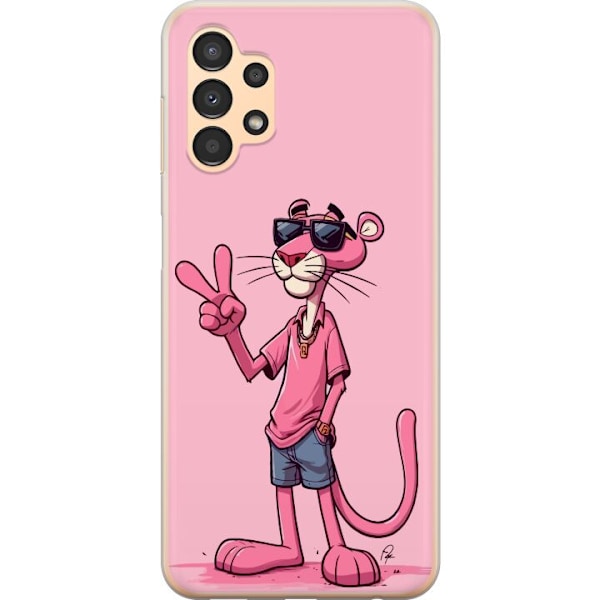 Samsung Galaxy A13 Läpinäkyvä kuori Pink Panter Peace