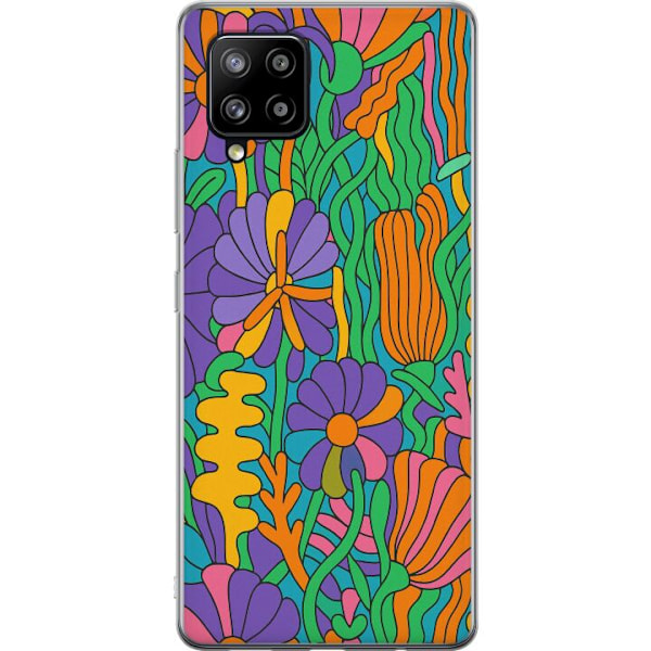 Samsung Galaxy A42 5G Läpinäkyvä kuori Värien räjähdys