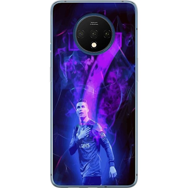 OnePlus 7T Läpinäkyvä kuori Ronaldo 7 - Jalkapallolegenda T