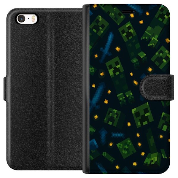 Apple iPhone 5 Lompakkokotelo Minecraft Dungeons Mob