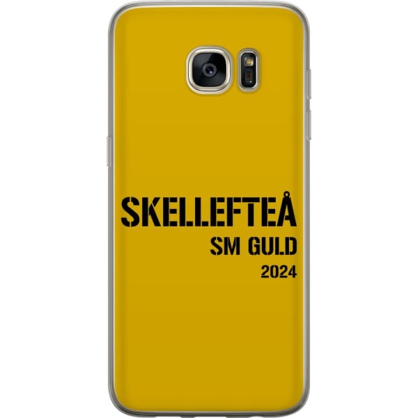 Samsung Galaxy S7 edge Gjennomsiktig deksel Skellefteå SM GUL