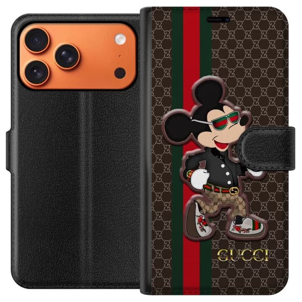 Kompatibel Tegnebogsetui til Apple iPhone 17 Pro Max Mickey Mouse
