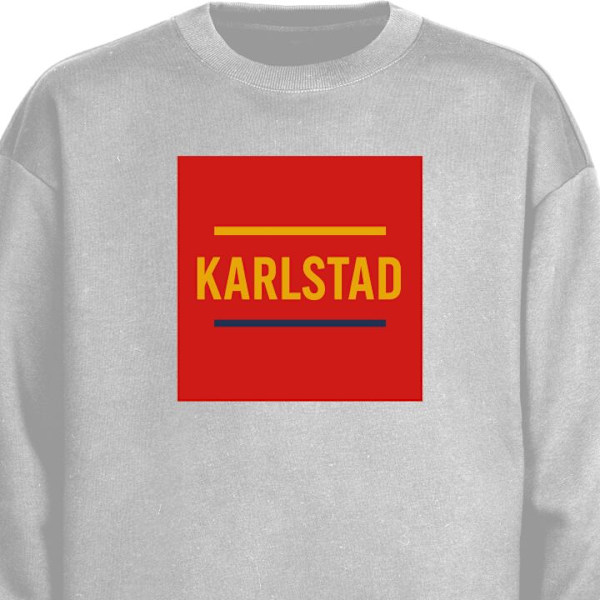 Sweatshirt til Voksne | Klassisk Collegebluse Karlstad – Hoc grå L