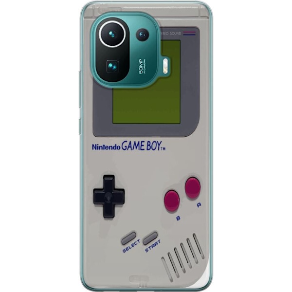 Xiaomi Mi 11 Pro Läpinäkyvä kuori Game Boy