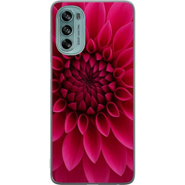 Motorola Moto G62 5G Genomskinligt Skal Rosecore