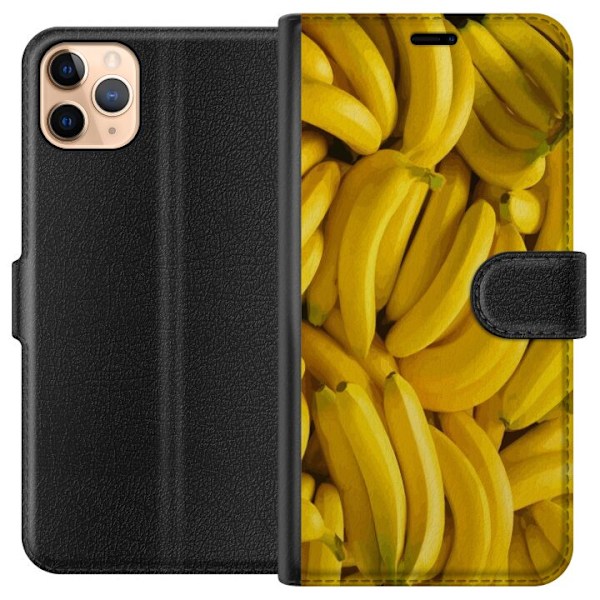 Apple iPhone 11 Pro Max Plånboksfodral Banana Pattern – lek