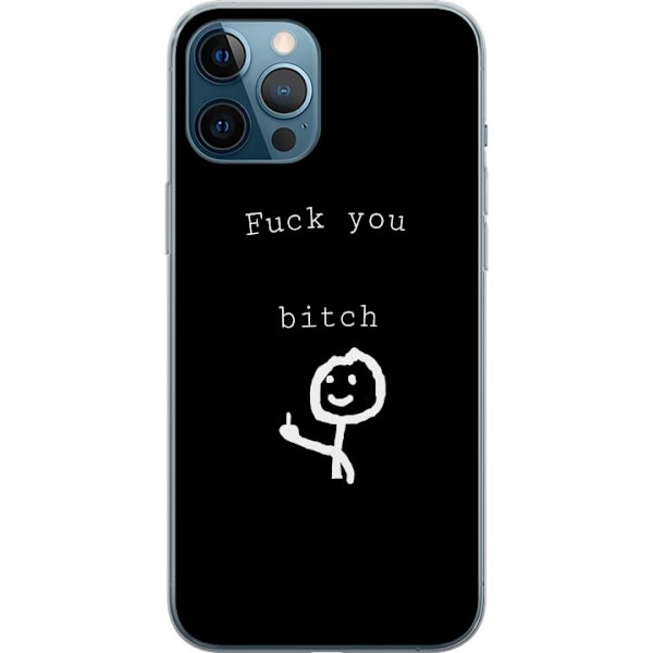 Apple iPhone 12 Pro Max Läpinäkyvä kuori F YOU B