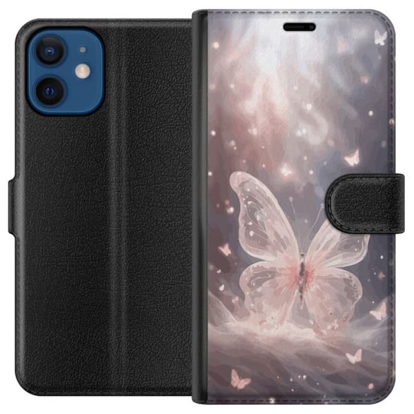 Yhteensopiva Lompakkokotelo Apple iPhone 12 Perhonen