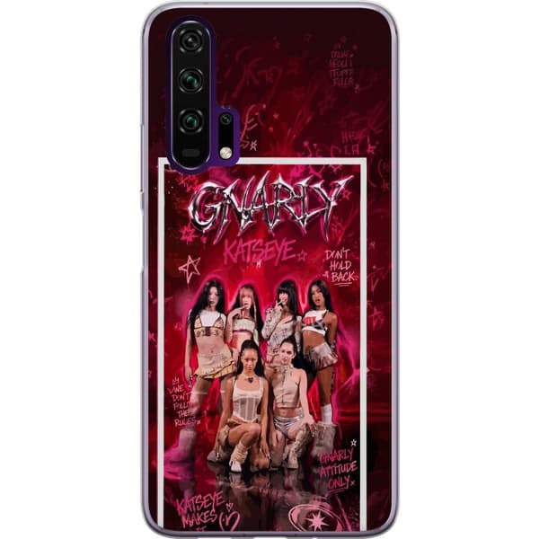 Kompatibelt Mobildeksel til Honor 20 Pro KATSEYE rosa