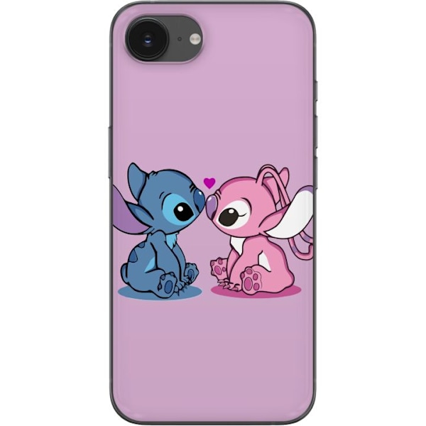 Apple iPhone 16e Gjennomsiktig deksel Stitch-Kjærlighet