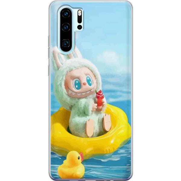 Huawei P30 Pro Läpinäkyvä kuori Labubu Macaron-sarja