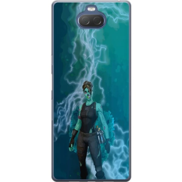 Sony Xperia 10 Plus Gennemsigtig cover Fortnite - Ghoul Troope