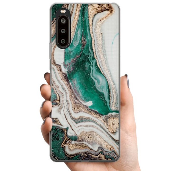 Sony Xperia 10 II TPU Mobilcover Grøn