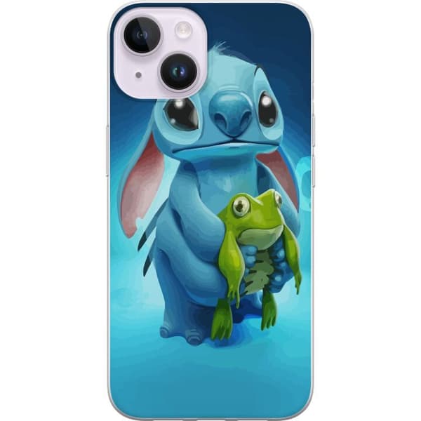 Kompatibelt Mobildeksel til Apple iPhone 14 Stitch og frosken