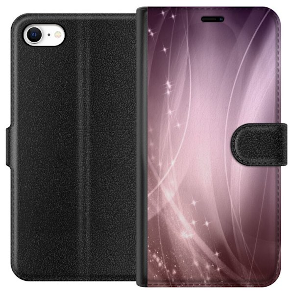 Apple iPhone 6 Lompakkokotelo Vaaleanpunainen