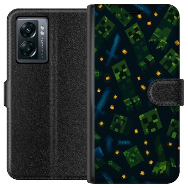 OnePlus Nord N300 Tegnebogsetui Minecraft Dungeons Mob