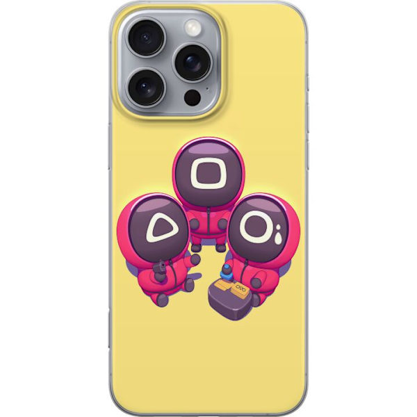 Apple iPhone 16 Pro Max Gennemsigtig cover Squid Game