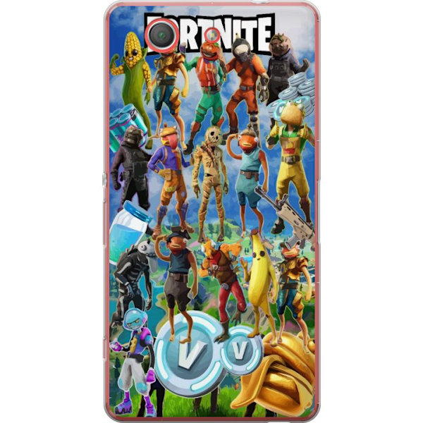 Sony Xperia Z3 Compact Gennemsigtig cover Fortnite