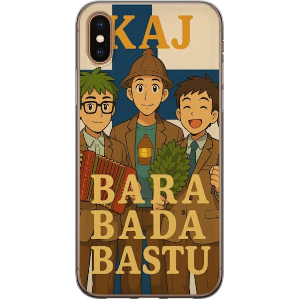 Apple iPhone X Gjennomsiktig deksel Bare ta en badstu KAJ
