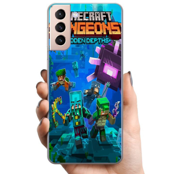 Samsung Galaxy S21 TPU Mobilskal Minecraft