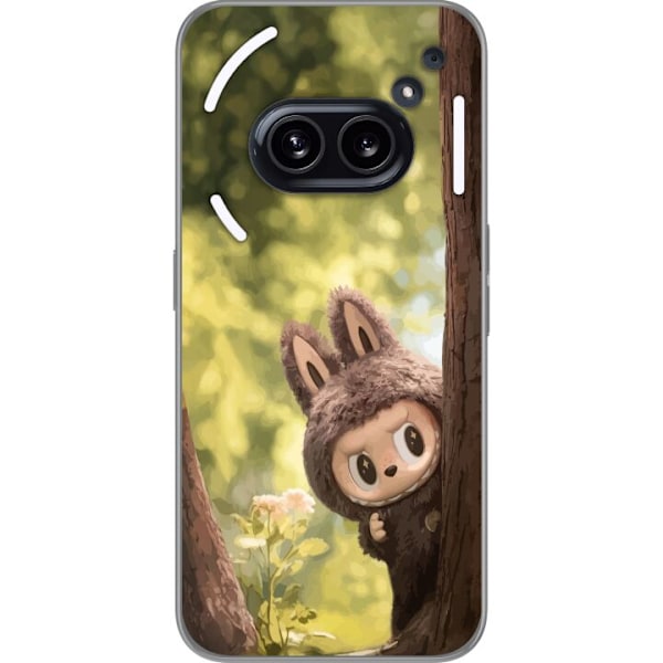 Nothing Phone (2a) Plus Läpinäkyvä kuori Labubu Graffiti Vibes – Katutaide hirviömuodossa