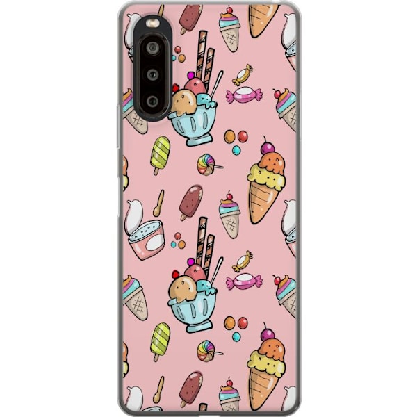 Sony Xperia 10 II Genomskinligt Skal Glass