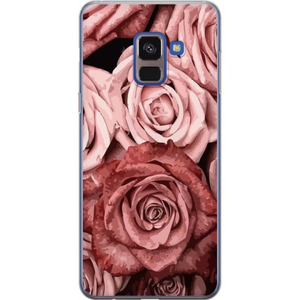 Samsung Galaxy A8 (2018) Gjennomsiktig deksel Roser