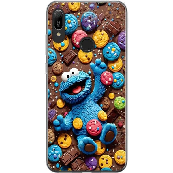 Kompatibelt Mobildeksel til Huawei Y6 (2019) Kakmonster bland kakor