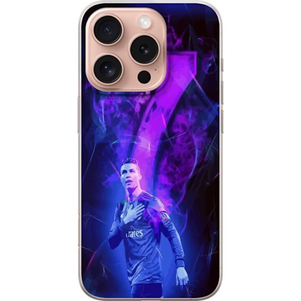 Apple iPhone 16 Pro Gjennomsiktig deksel Ronaldo 7 - Fotballle